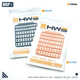 HWS - Mecha Detail Parts 006T (THIN Triangular Armour Plates I)