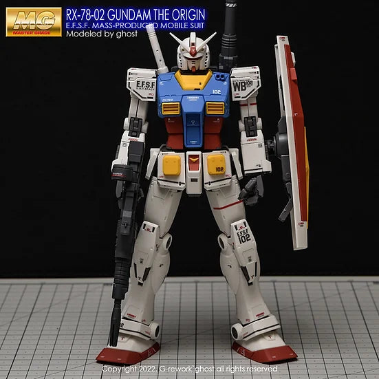 G-Rework - MG RX-78-2 Gundam the Origin Waterslide Decals (V 2.0)