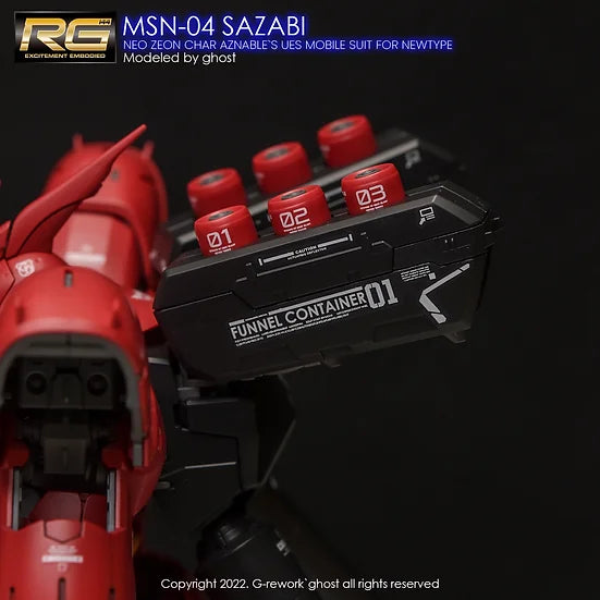 G-Rework - RG MSN-04 Sazabi Waterslide Decals (V2.0)