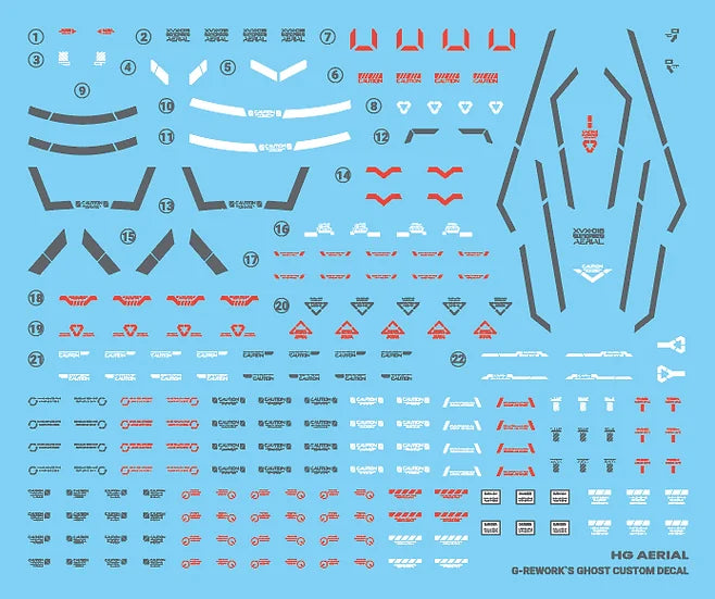 G-Rework - HG Aerial Waterslide Decals