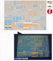 Hobby Mio - Waterslide Decals Vol 1: Caution Decals (UV)