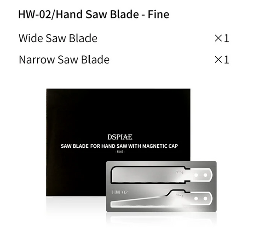 DSPIAE - REPLACEMENT BLADES for AT-HW Aluminium Hand Saw