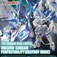 P-BANDAI - HG Gundam Base Limited Unicorn Gundam Perfectibility (Destroy Mode)