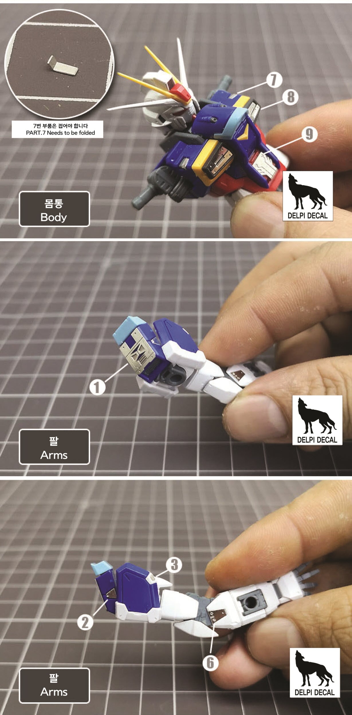 Photo-Etch Parts for RG Force Impulse Gundam