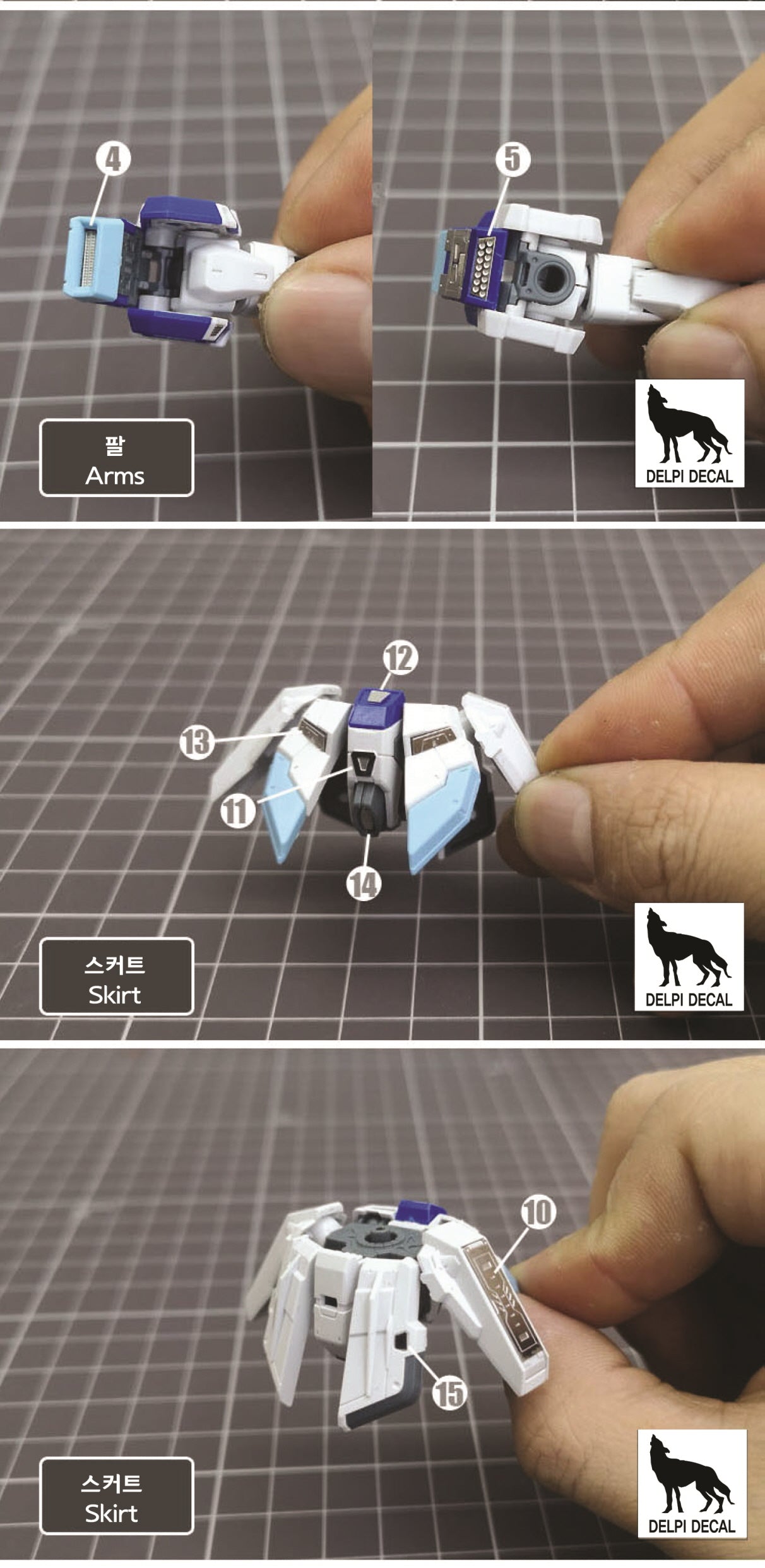 Photo-Etch Parts for RG Force Impulse Gundam