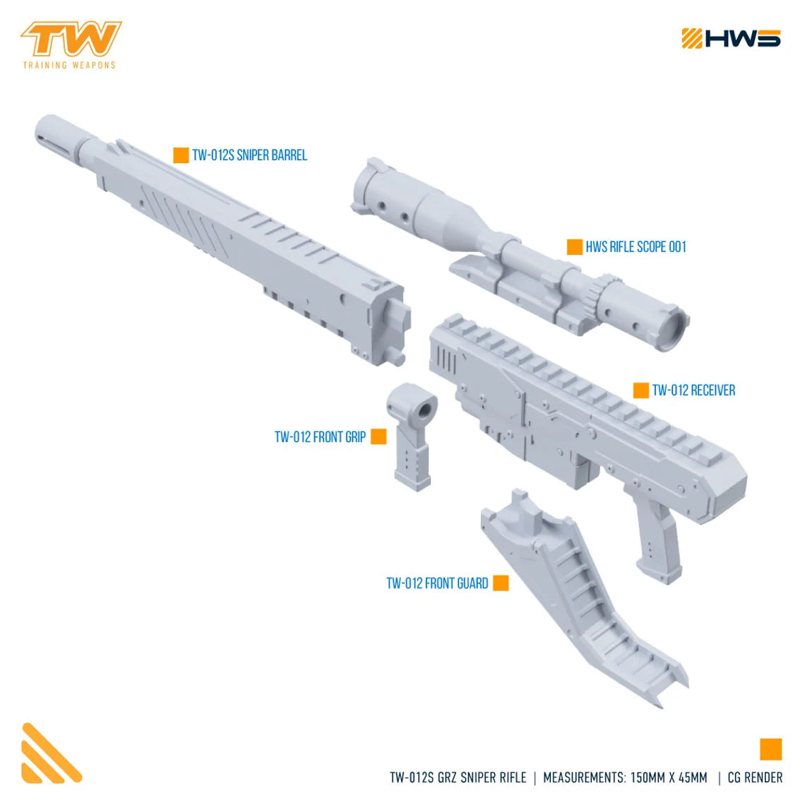 HWS - 1/100 GRZ Sniper Rifle