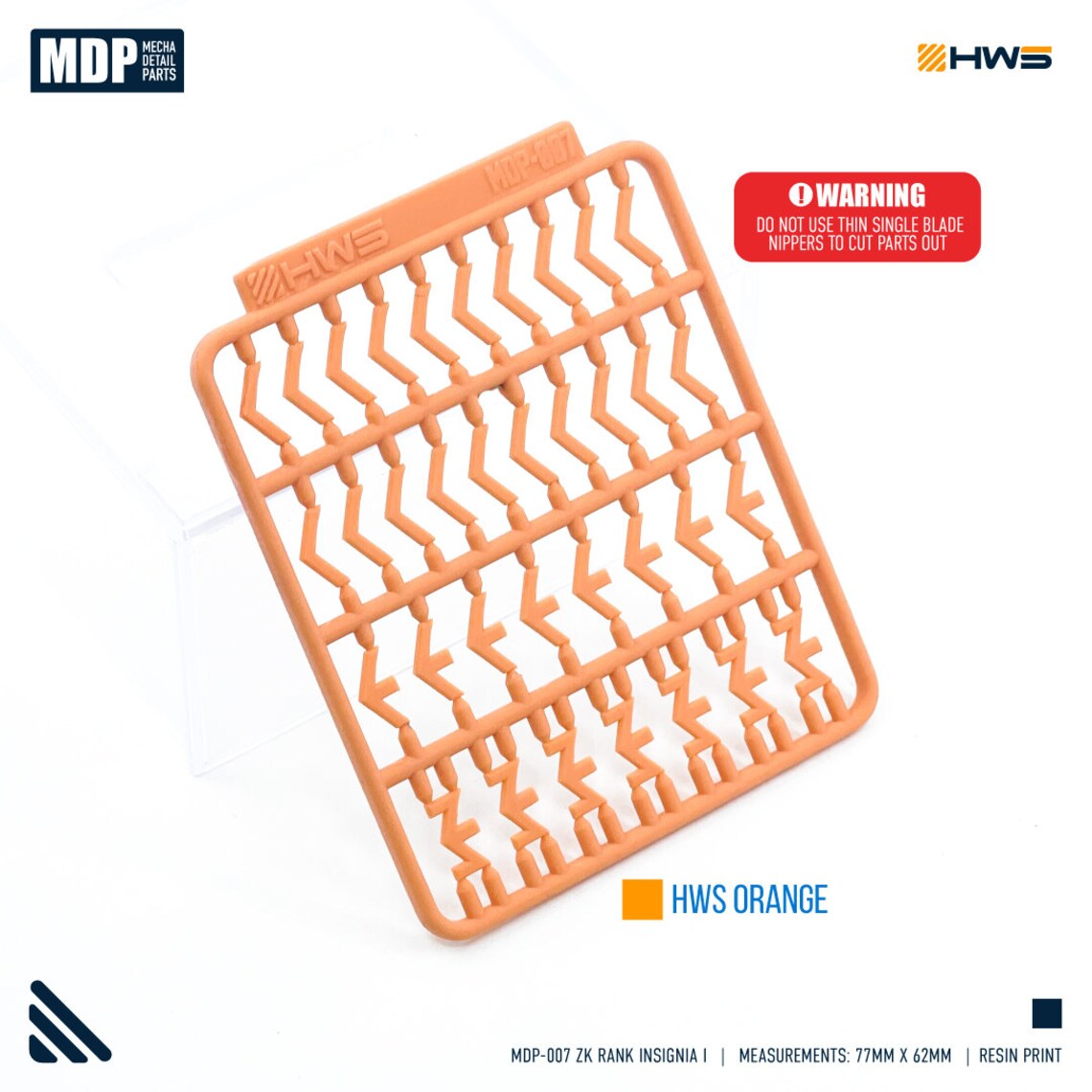 HWS - Mecha Detail Parts 007 (Zaku Rank Insignias I)