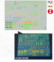 Hobby Mio - Waterslide Decals Vol 1: Caution Decals (UV)