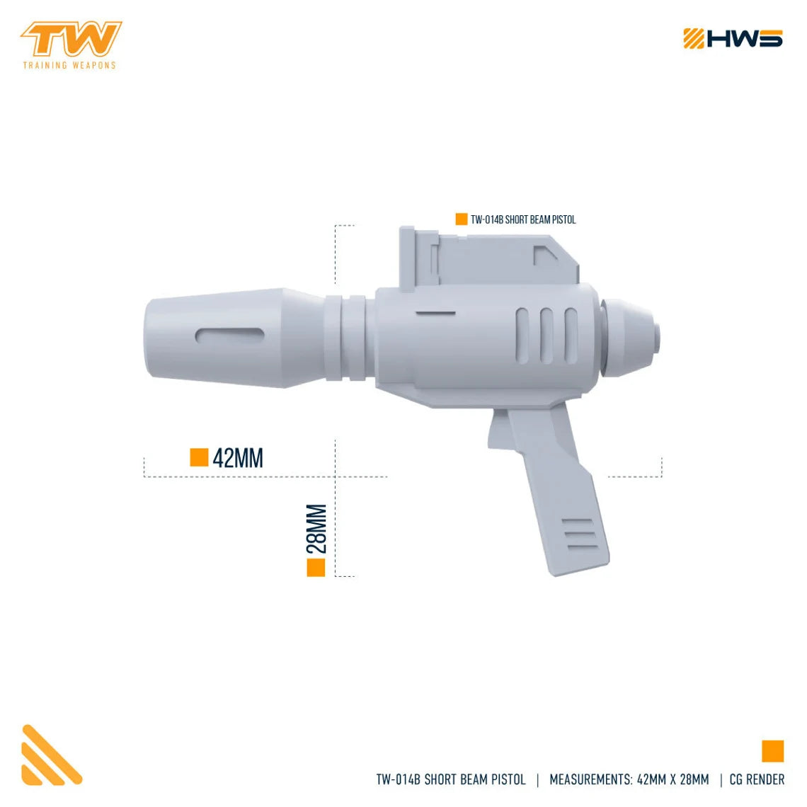 HWS - 1/100 Beam Pistol (Set of 2)