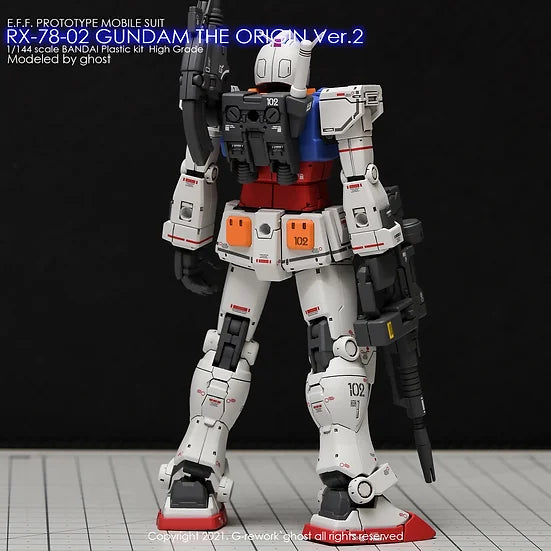 G-Rework - HG Origin Gundam Waterslide Decals (V 2.0)