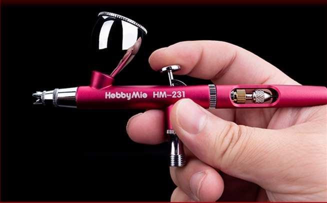 Hobby Mio - HM-231 Lightweight Hi-Precision Airbrush (0.3mm)