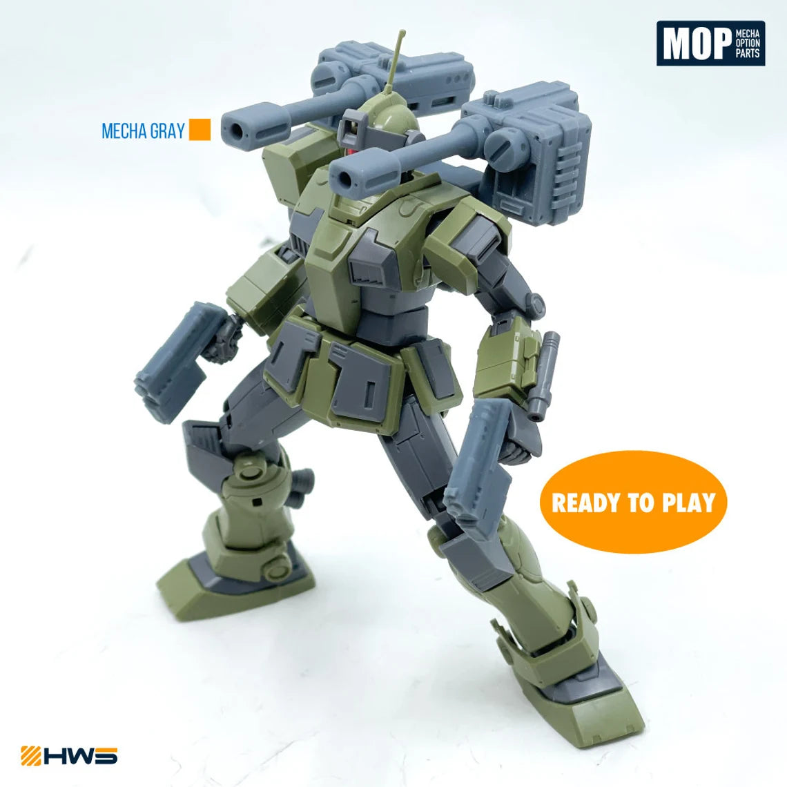 HWS - 1/144 Overhead Shoulder Cannon Set 01