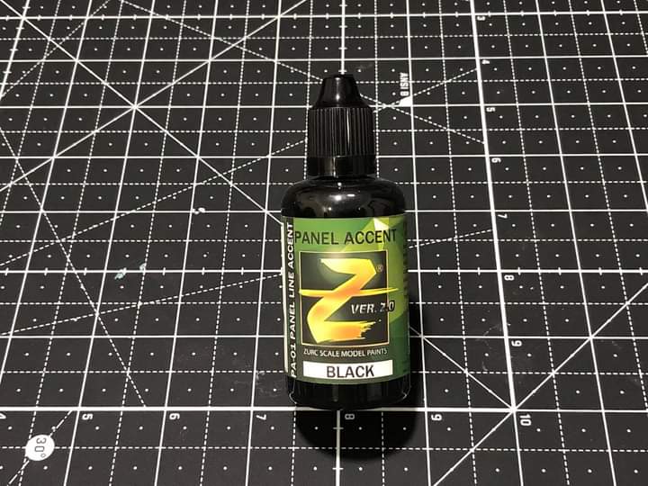 Zurc Paints - Enamel Panel Line Wash (Black)