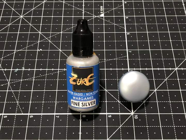 Zurc Paints - Fine Silver (Water-based) 30ml