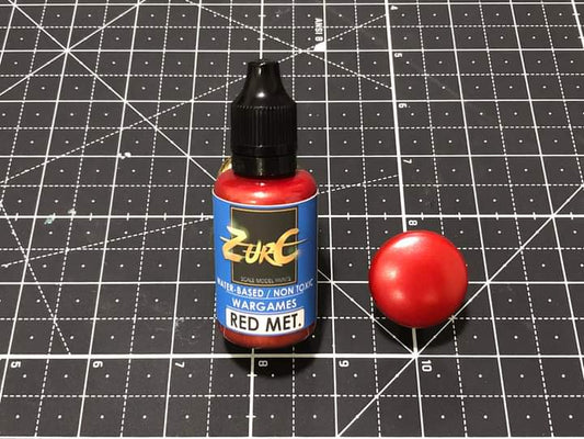 Zurc Paints - Metallic Red (Water-based) 30ml