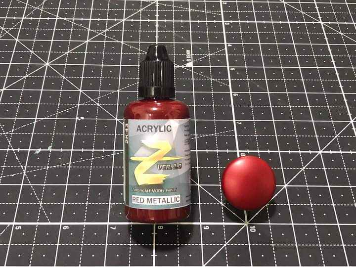 Zurc Paints - 2K Red Metallic 50ml (2K-043)