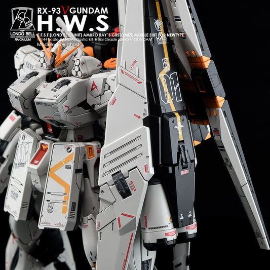 G-Rework - RG V Gundam H.W.S (HWS) Waterslide Decals