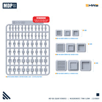 HWS - Mecha Detail Parts 004 (Square Verniers I)