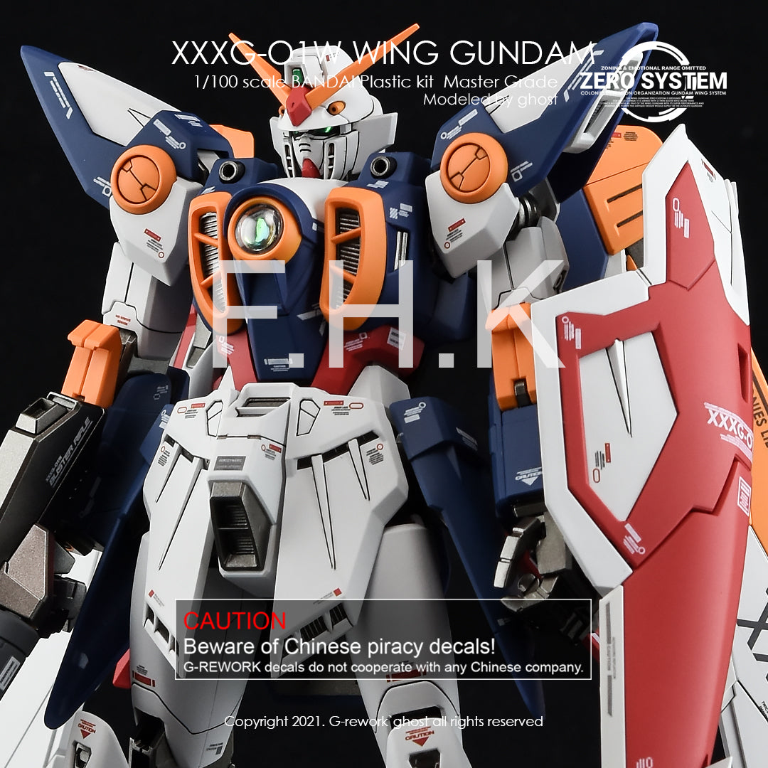 G-Rework - MG Wing Gundam (TV Ver) Waterslide Decals