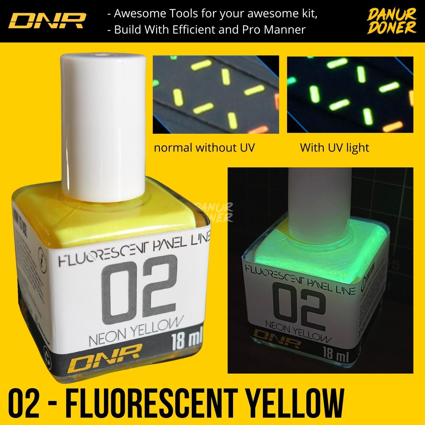 DNR - Fluorescent Panel Line Accent Colors