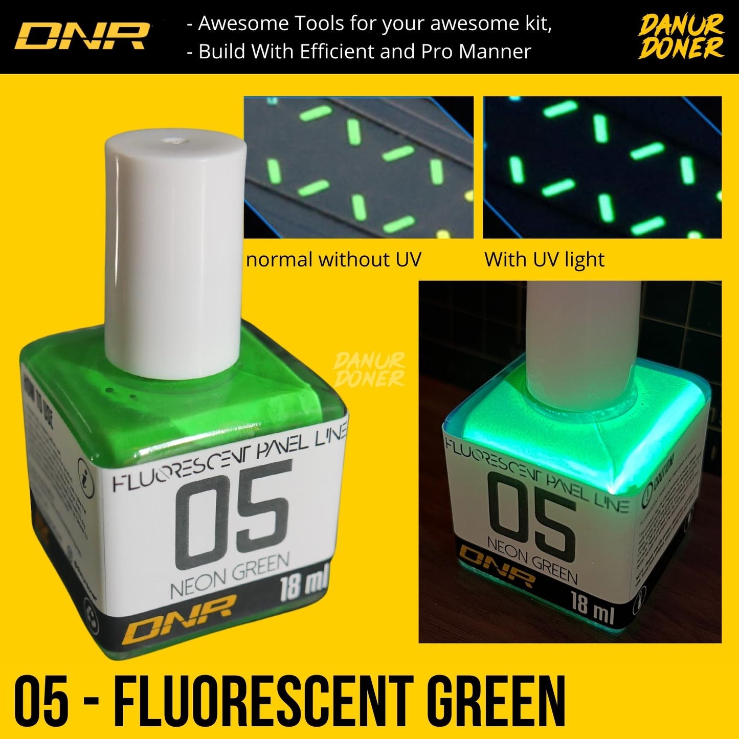 DNR - Fluorescent Panel Line Accent Colors