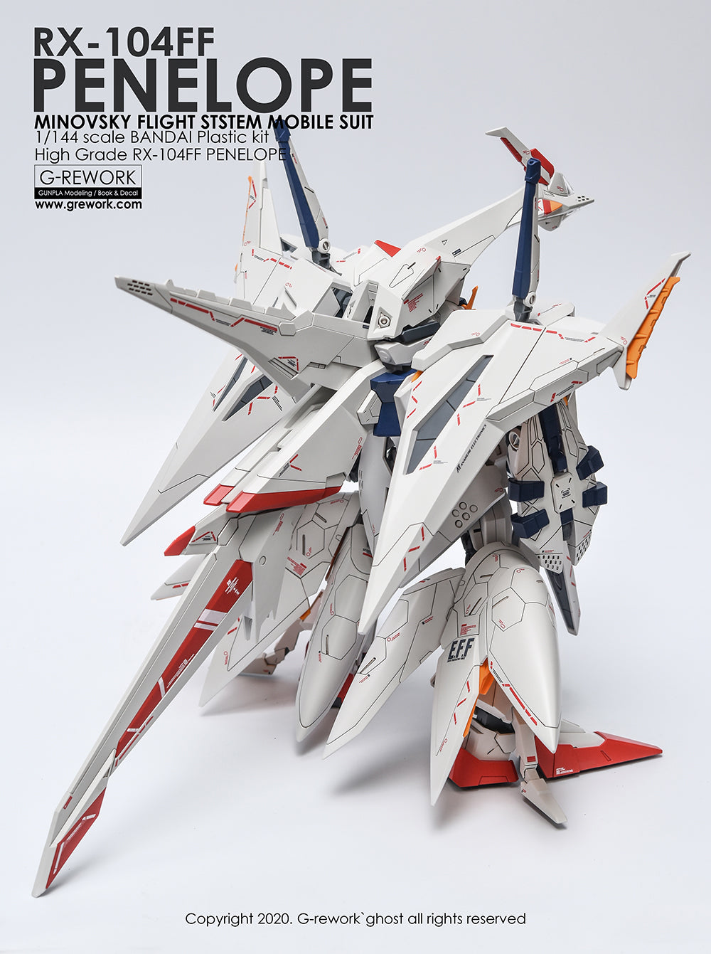 G-Rework - HG RX-104FF Penelope Waterslide Decals