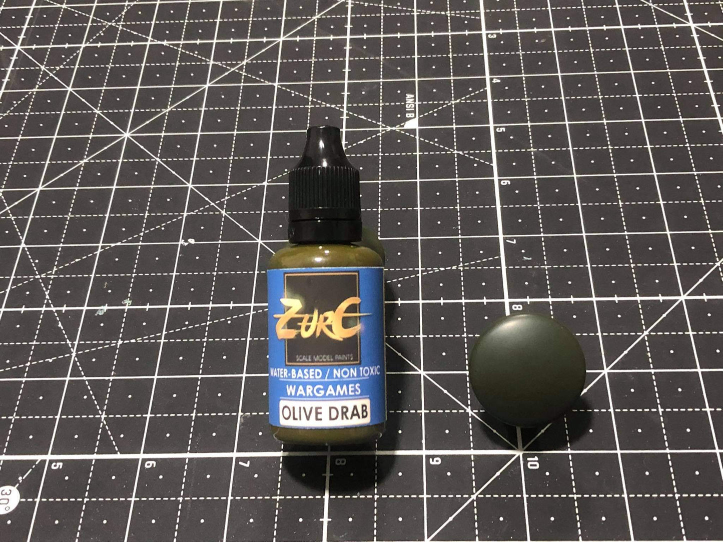 Zurc Paints - Olive Drab (Water-based) 30ml