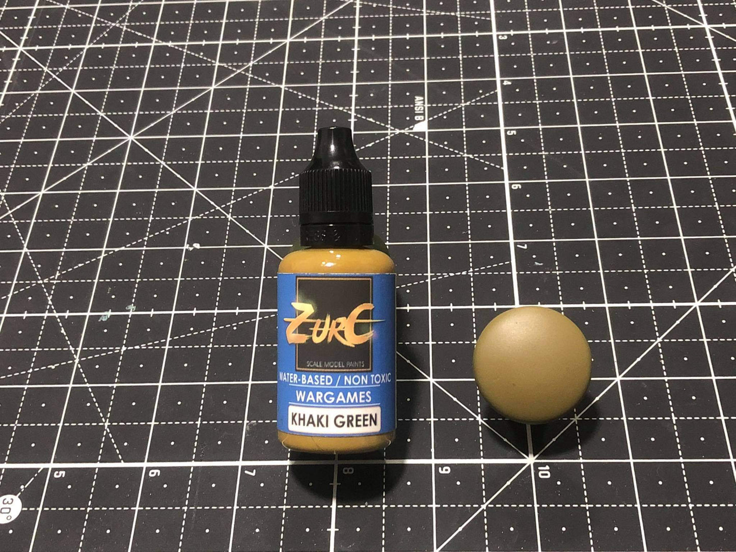 Zurc Paints - Khaki Green (Water-based) 30ml